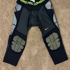 Nike Black & Gray Compression Pants